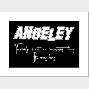 Angeley Second Name, Angeley Family Name, Angeley Middle Name Posters and Art